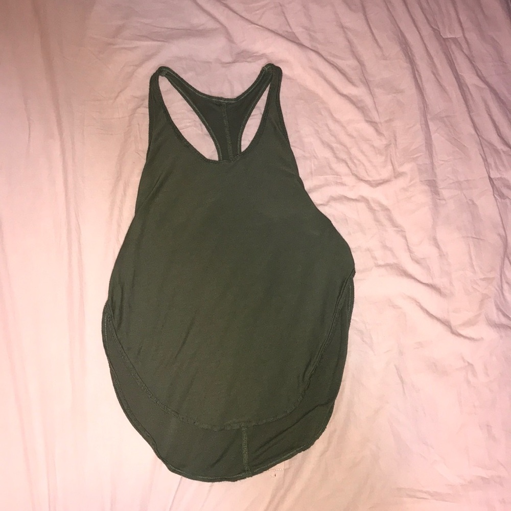 Green tank top